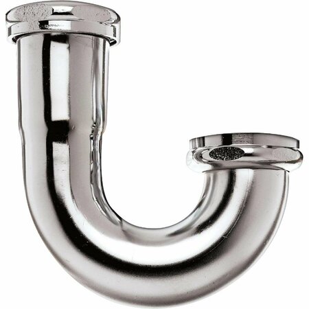 ALL-SOURCE 1-1/4 In. Chrome Plated Brass J-Bend 10487K